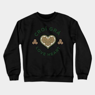 Celtic Love Heart Crewneck Sweatshirt